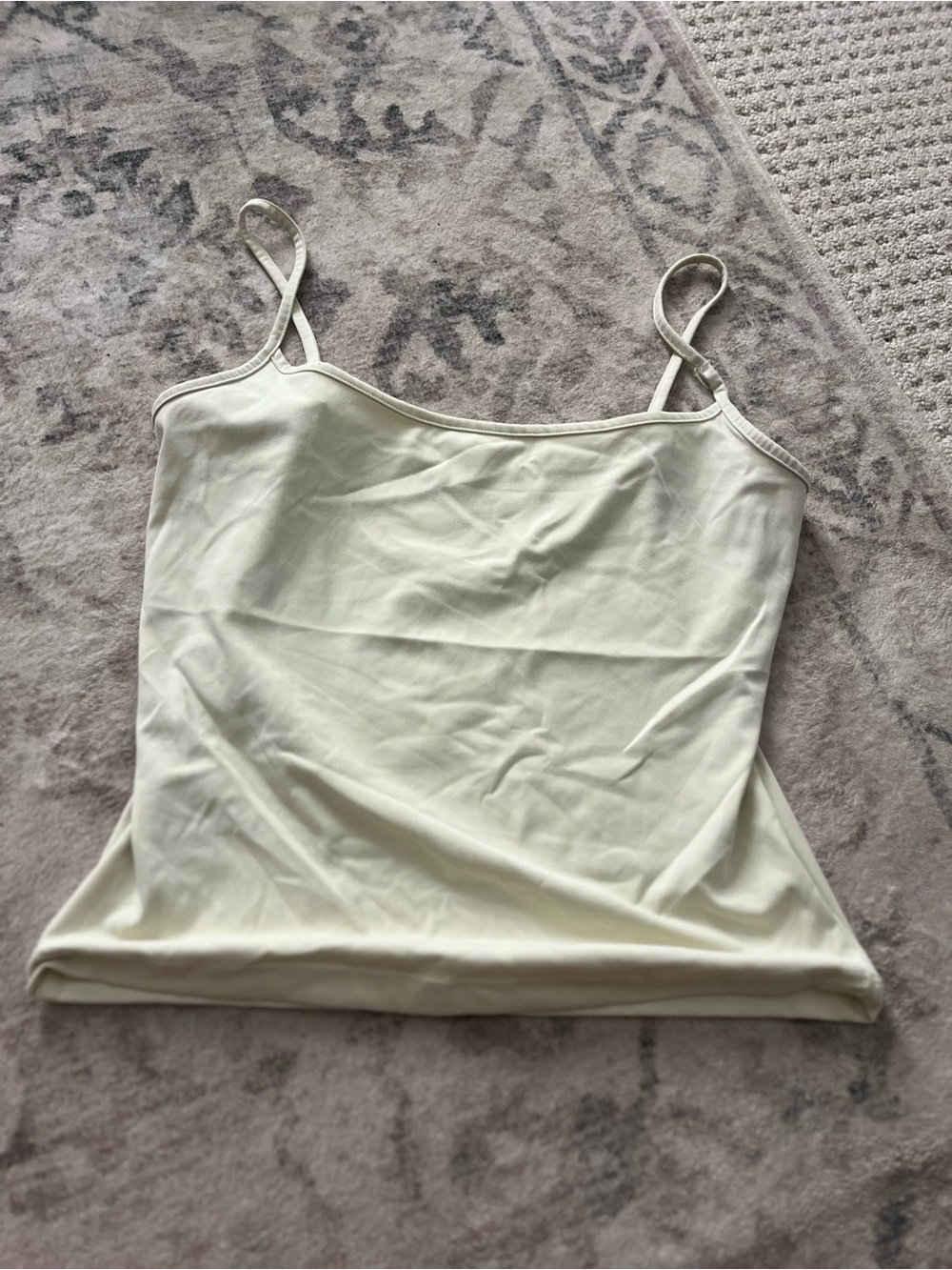 Garage Light Cream Spaghetti Strap Camisole